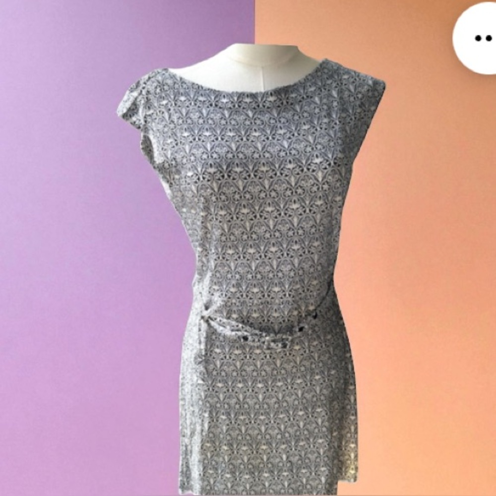 Tory Burch Black and White Mini Dress